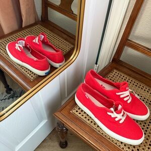 Keds Red Canvas Sneakers